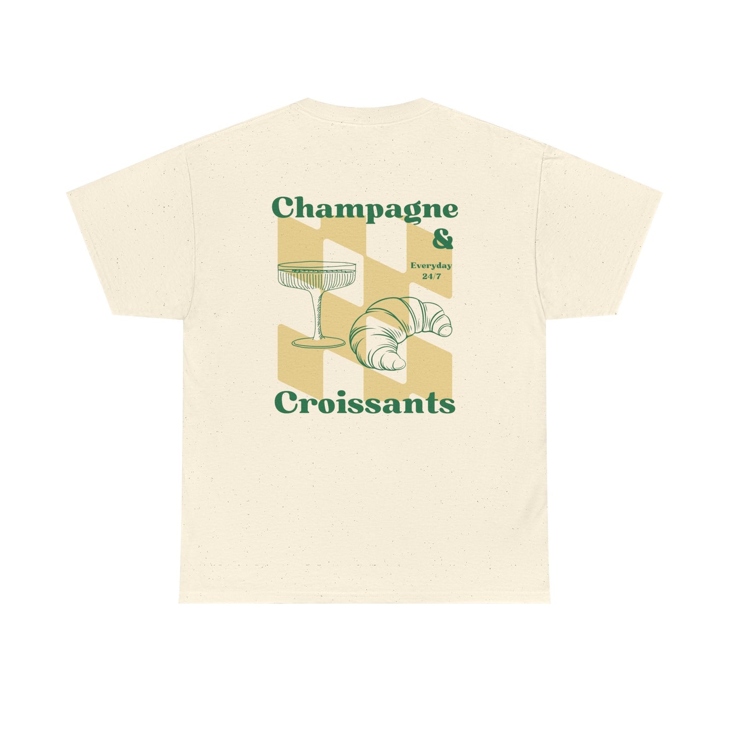 Champagne & Croissant Unisex T-Shirt