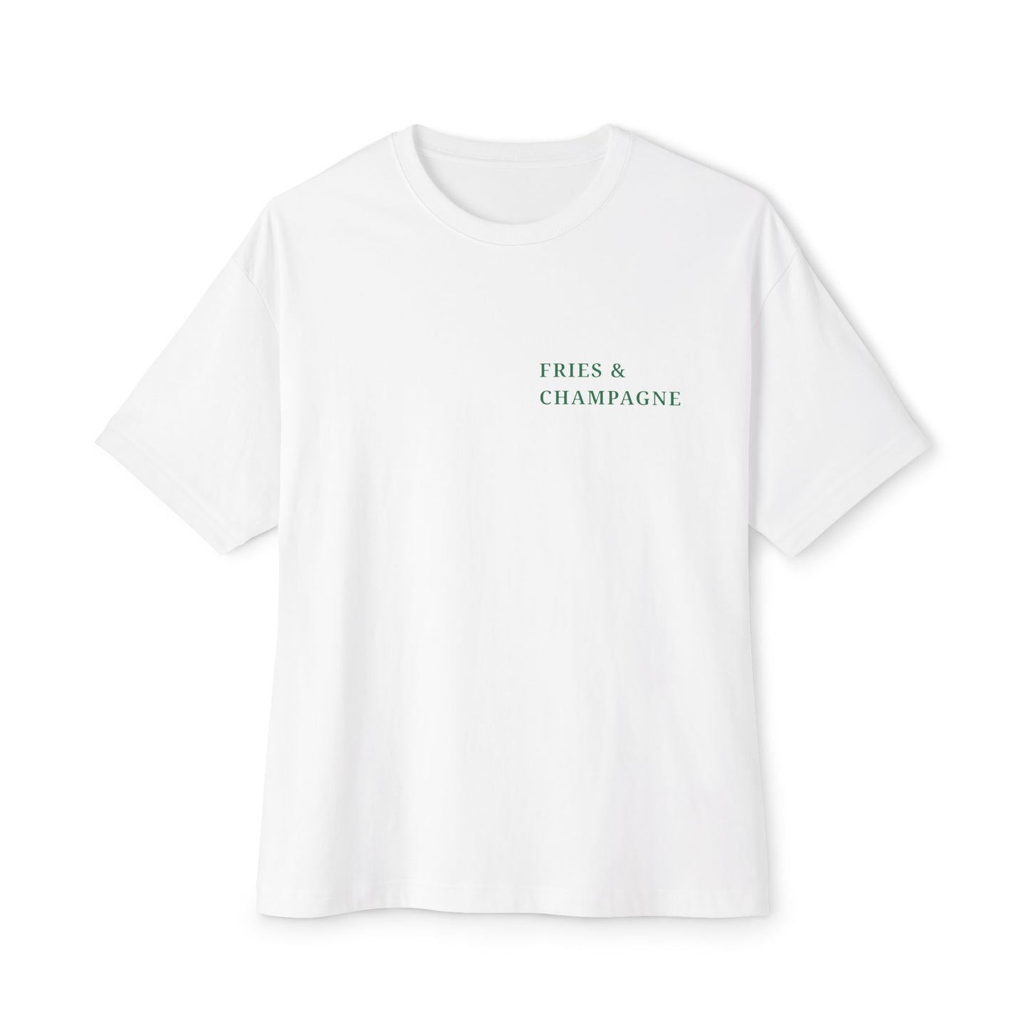 Fries & Champagne Oversized T-Shirt