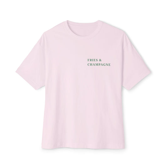 Fries & Champagne Oversized T-Shirt