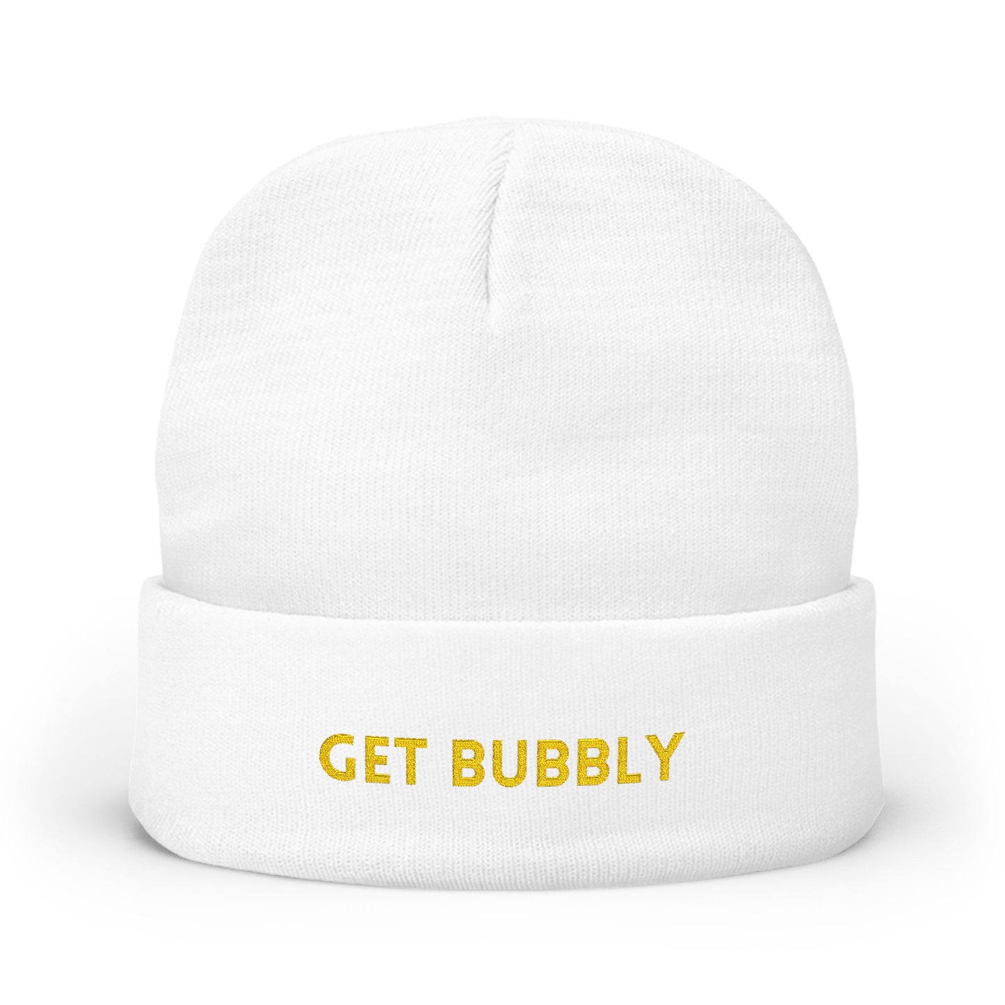 Embroidered Beanie - Get Bubbly Design