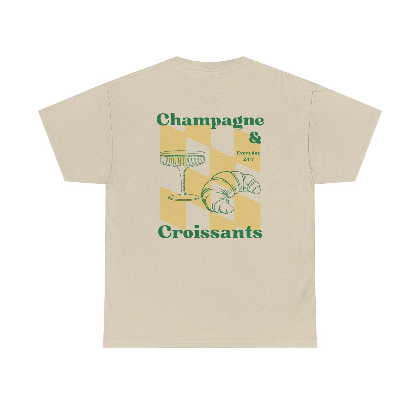 Champagne & Croissant Unisex T-Shirt