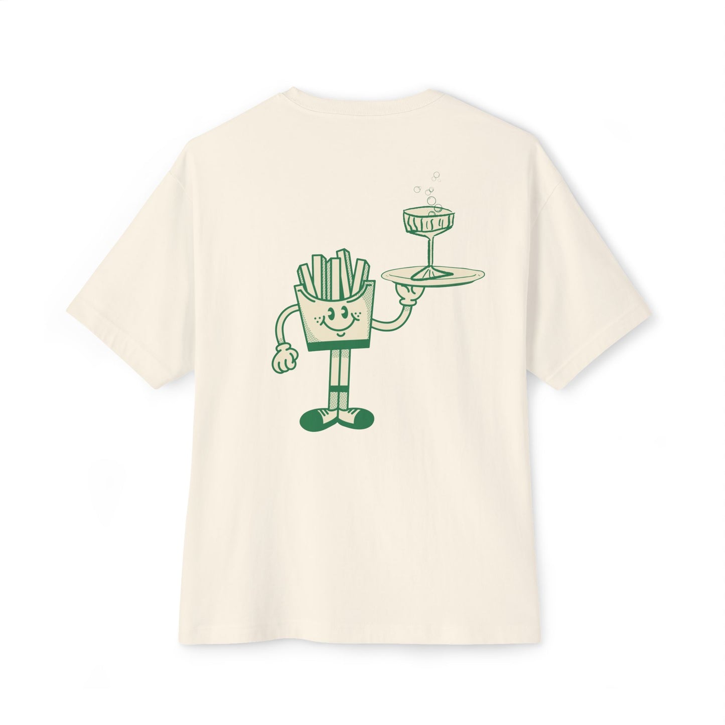 Fries & Champagne Oversized T-Shirt
