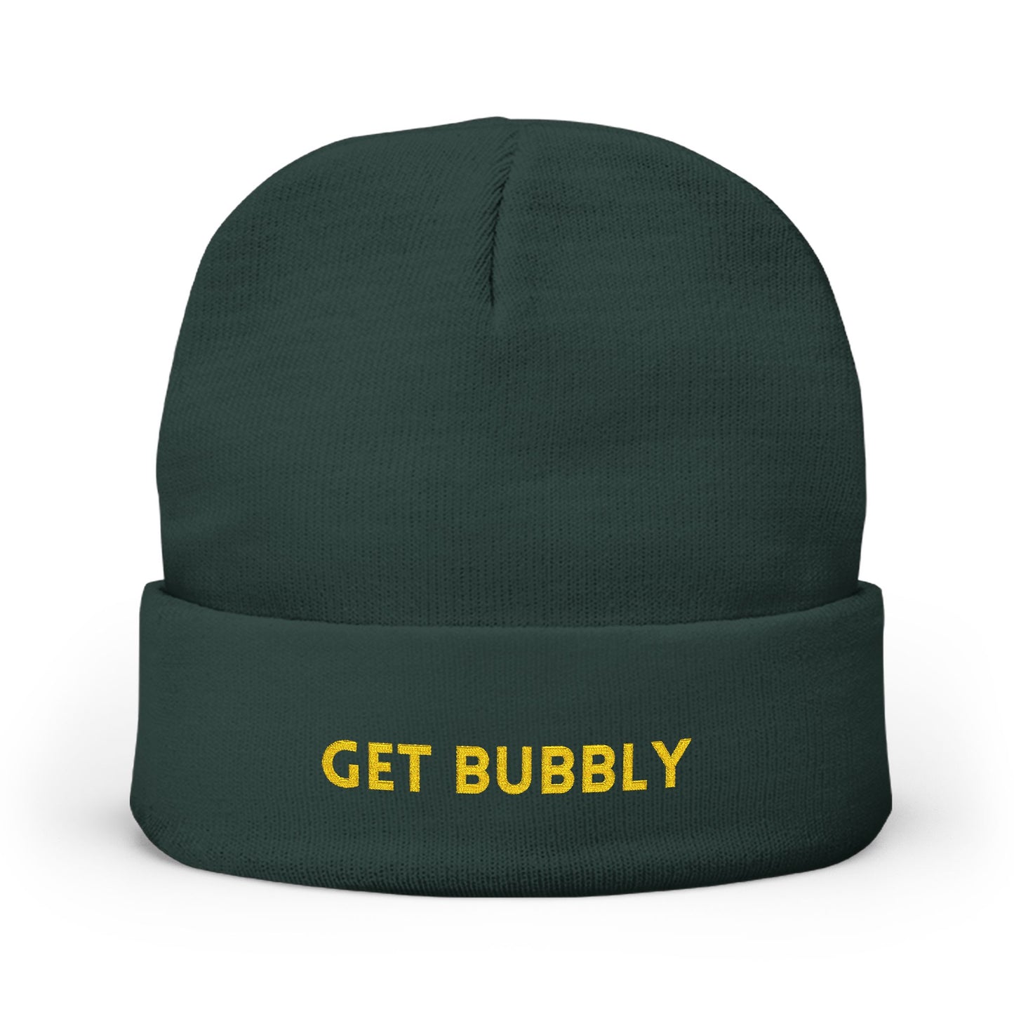 Embroidered Beanie - Get Bubbly Design