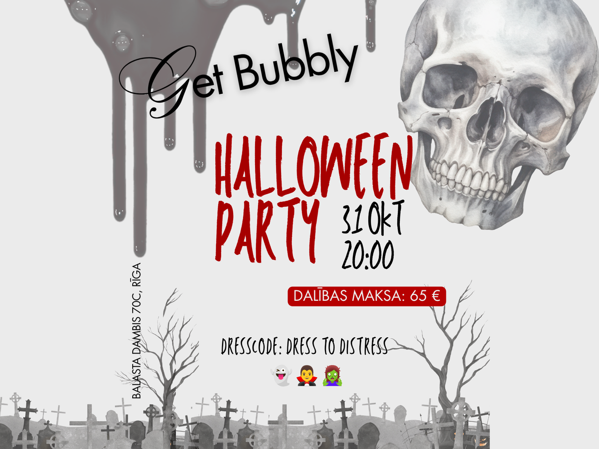 Halloween party ticket